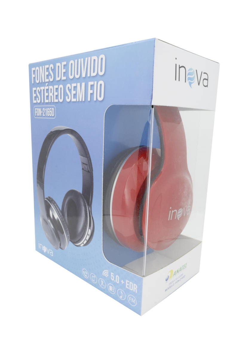 Inova Vermelho Fone Inova Vermelho